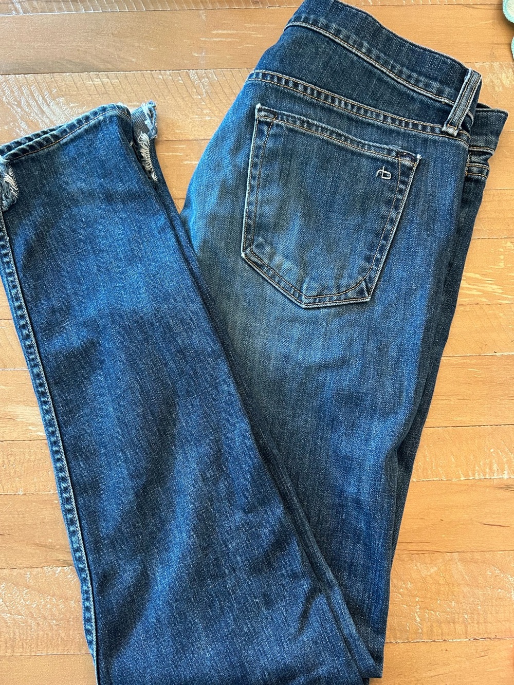 rag & bone Indigo Slim Fit Jeans
